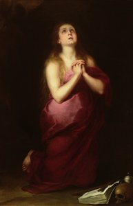 メアリーマグダレン、1650〜55年 作： Bartolomé Esteban Murillo